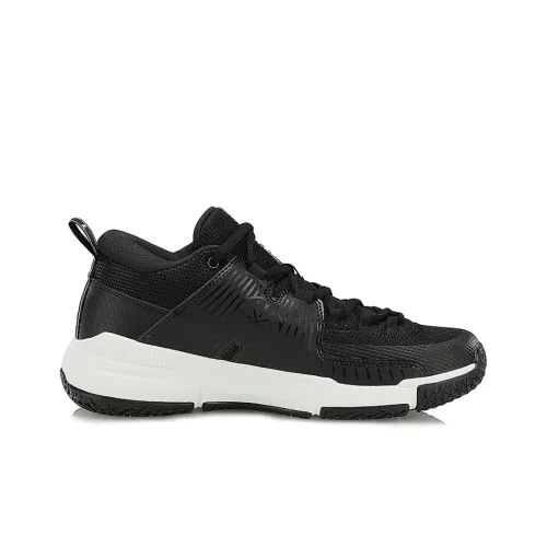 LINING ALL DAY 3 Basketball Shoes Men Low-Top Black/White