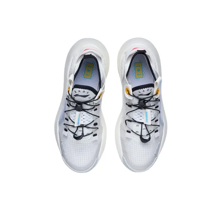 LINING Badfive Vintage Basketball Shoes Women's Low Top Standard White/Ivory-3