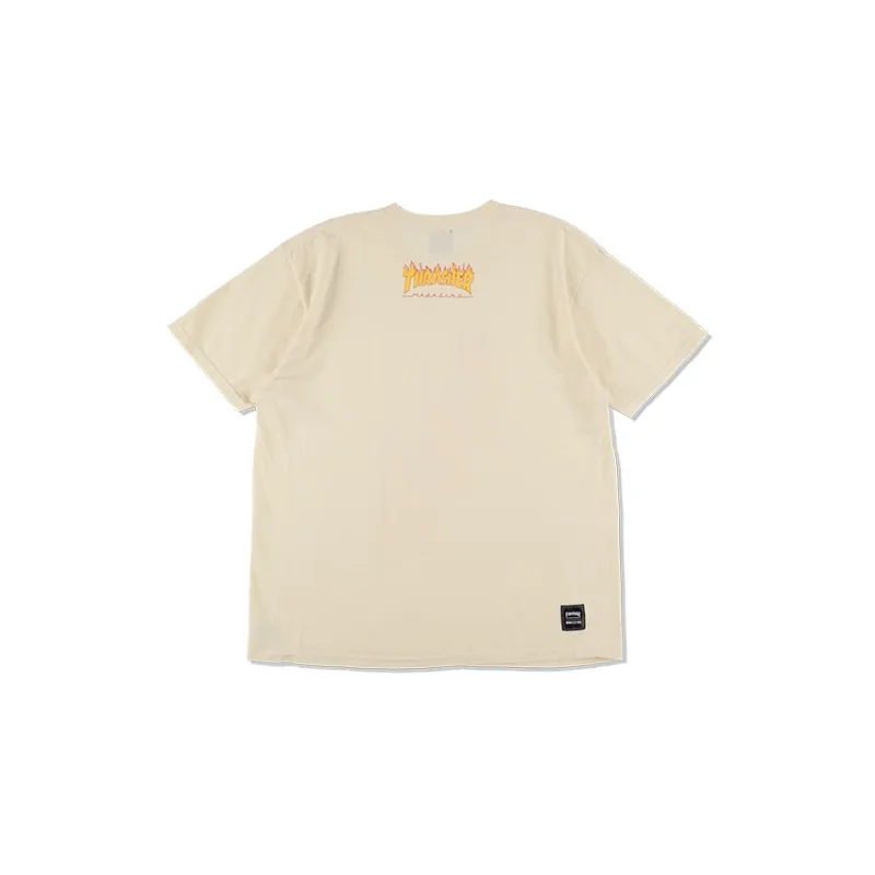 Wind And Sea X Thrasher X WIND AND SEA CO-TITLED SERIES T-Shirts Unisex White-1