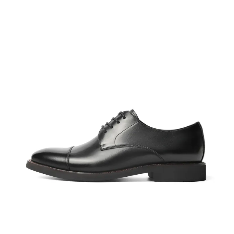 BELLE Dress Shoes Men Low Top Black/Brown-0
