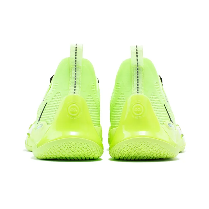 361° Burning War Cushioning Anti Slip And Wear Resistant Low Top Basketball Shoes Men's Green Black-3
