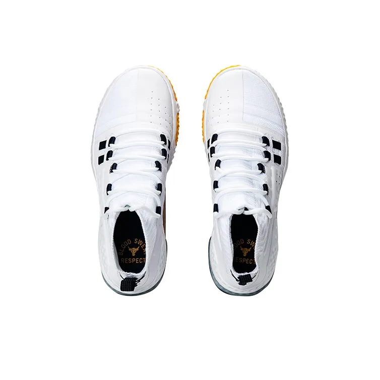 Under Armour Project Rock 1 White Navy Taxi-3