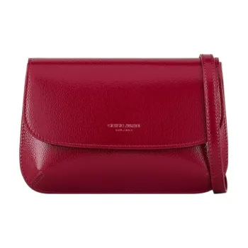 AMANI Patent Leather Shoulder Bag Women's