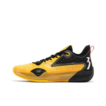 361° Zen 5 BE WATER Low Top Professional Performance Basketball Shoes Men's Yellow Black