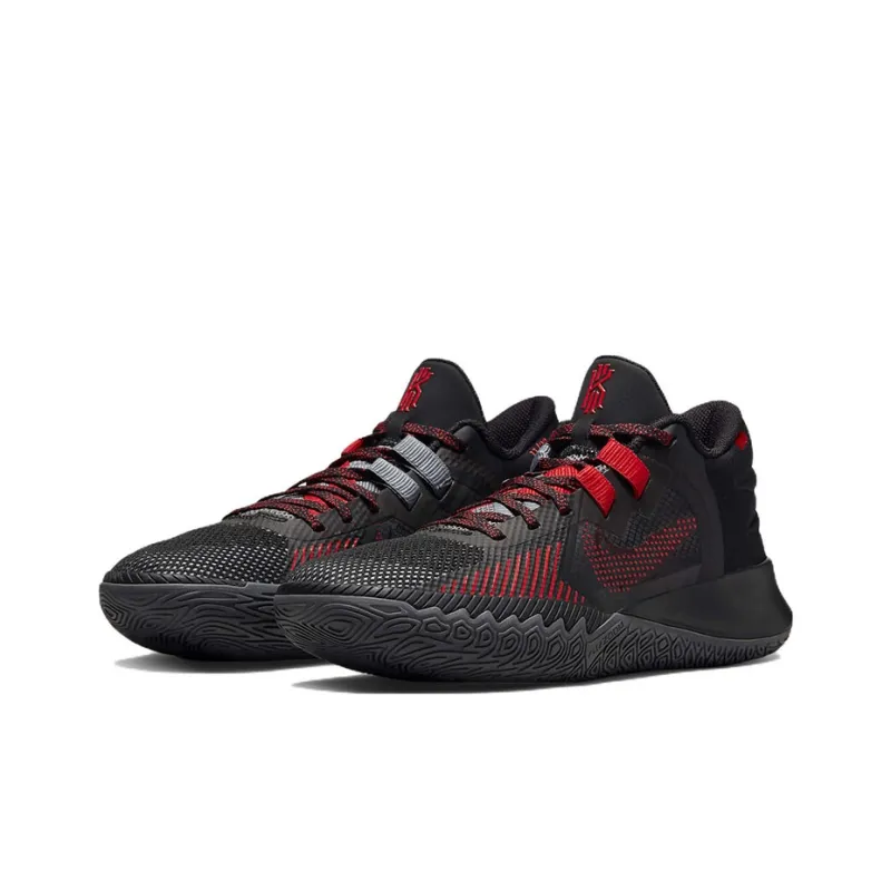 Nike Kyrie Flytrap V Black University Red-2