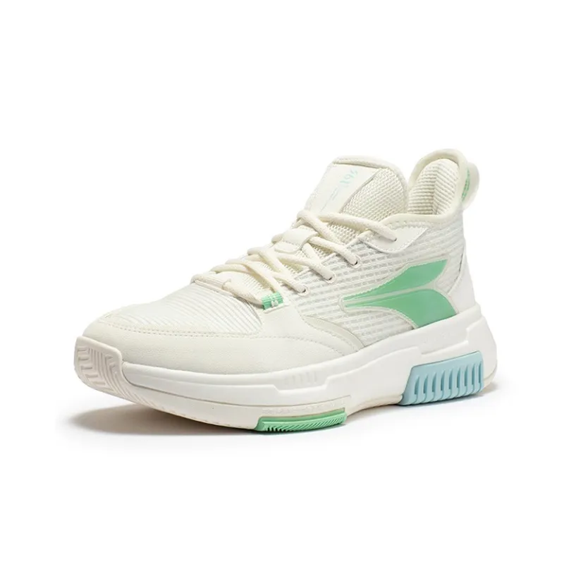 361° Tackle Basketball Shoes Men Low Top Feather White/Space Blue-1