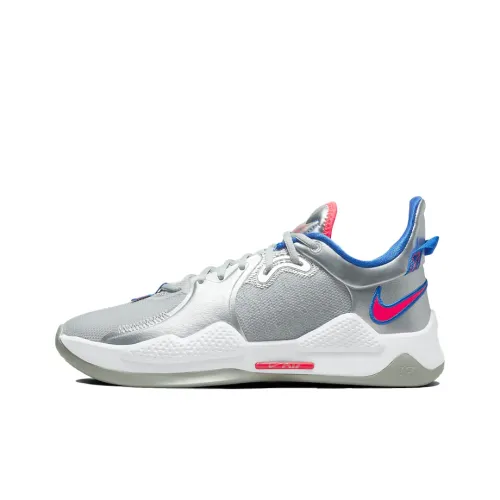 Nike PG 5 Clippers Metallic Silver