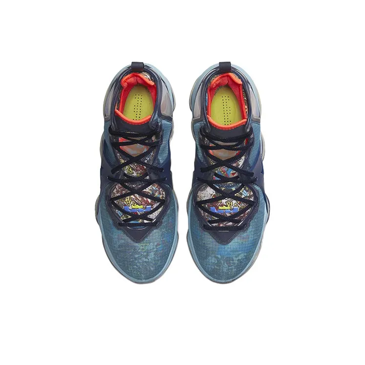 Nike LeBron 19 'Fast Food Dutch Blue'-3