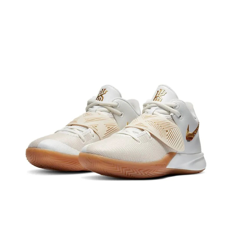 Nike Kyrie Flytrap 3 'White Metallic Gold Gum'-2