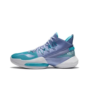 LiNing Air Strike 8 V2 Shock Absorbers Rebound Mid Top Performance Basketball Shoes Men's Purple