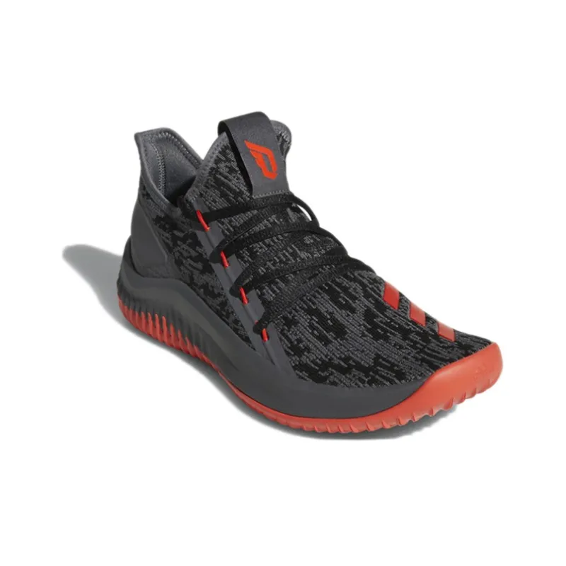 Adidas Dame D.O.L.L.A. 'Black Gray Orange'-2