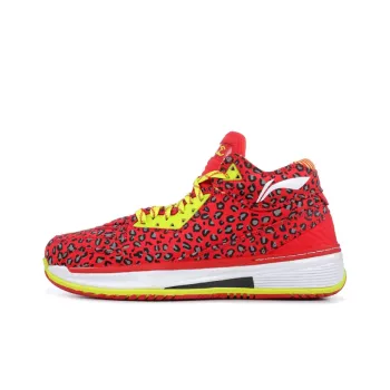 LiNing WOW 2 Way Of Wade 2 Low Top Basketball Shoes Men's Red Yellow White