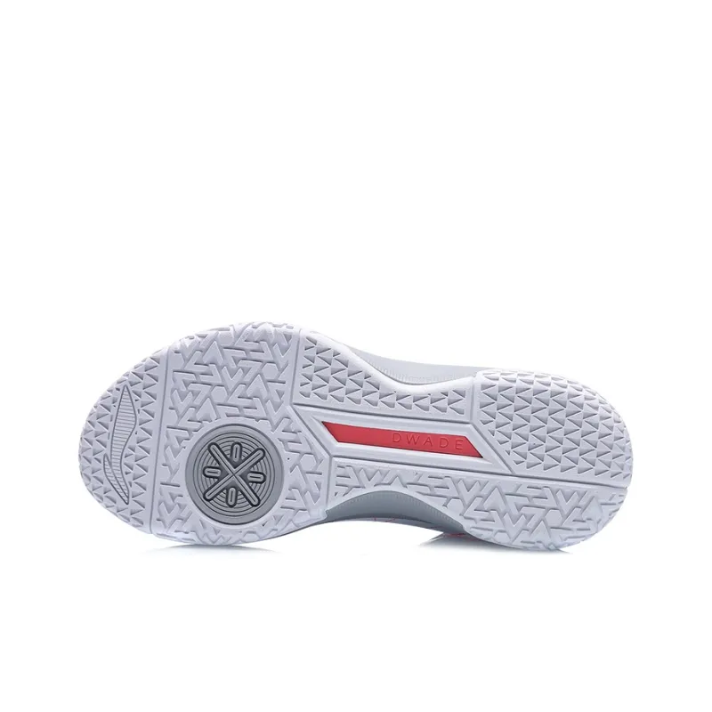 LiNing Wowls Cushioning Anti Slip And Wear Resistant Mid Top Basketball Shoes White Gray-4