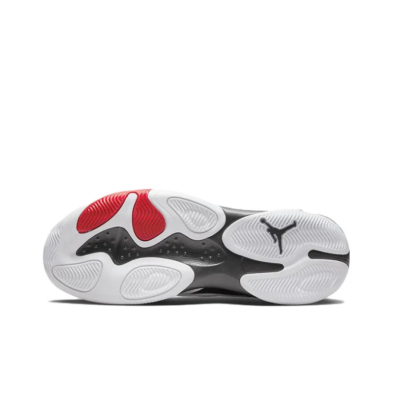 Jordan Max Aura 4 White Black University Red-5