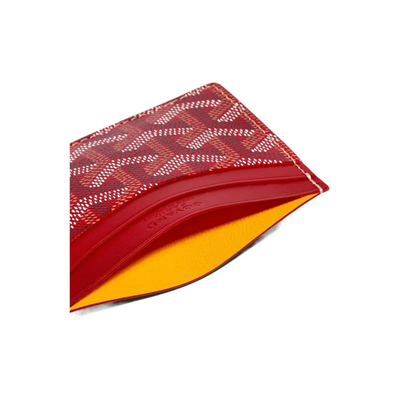 GOYARD Saint Sulpice Card Holder Red-7