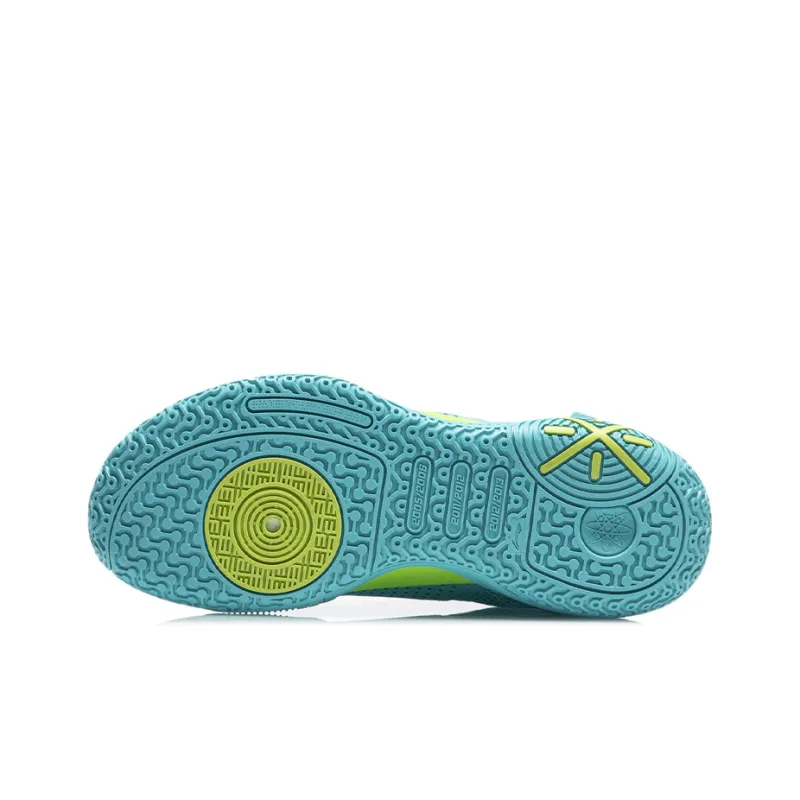 LiNing All City 9 V1.5 Durable Breathable Low Top Performance Basketball Shoes Men's Sea Wave Blue-4