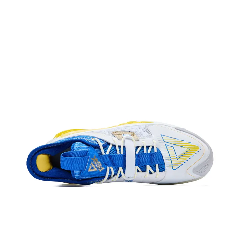 PEAK Basketball Shoes Men Low Top Baymax Colorful Blue-3