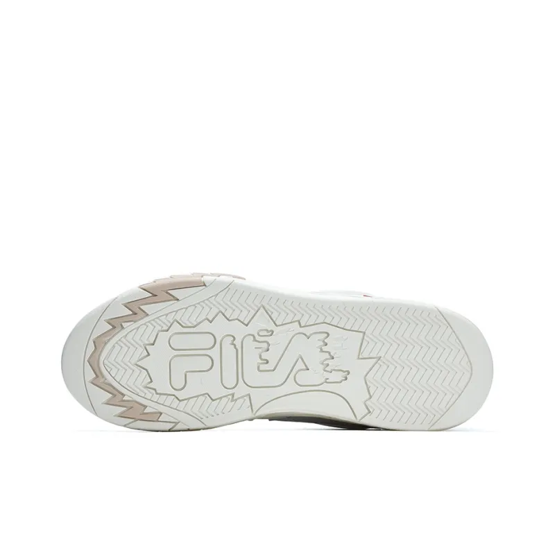 FILA FUSION Desperado Vintage Basketball Shoes 'White Grey Red' Women's-4