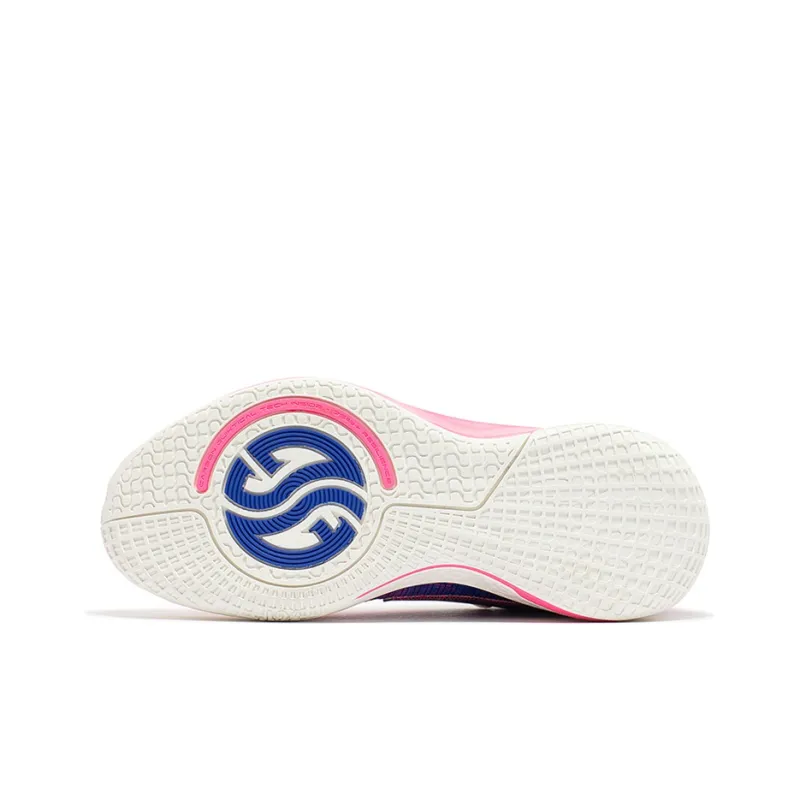 361° Zen 5 WTA Anti Slip Wear Resistant Low Top Basketball Shoes Men's Neon Pink-4