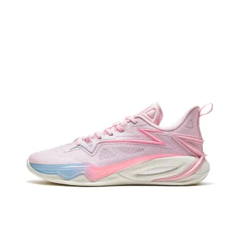 XTEP Light Attack 2 Generations Low Top Basketball Shoes Men's Pink Blue