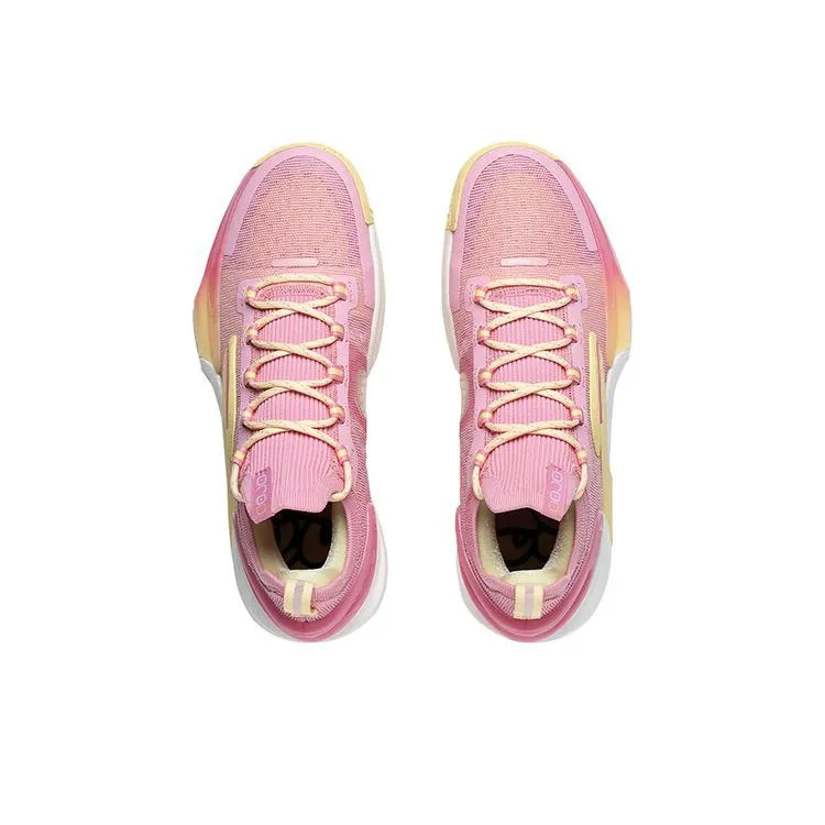 LiNing Speed 9 Ultra Low Cushioning Anti Slip And Wear Resistant Low Top Basketball Shoes Men's Pink-2