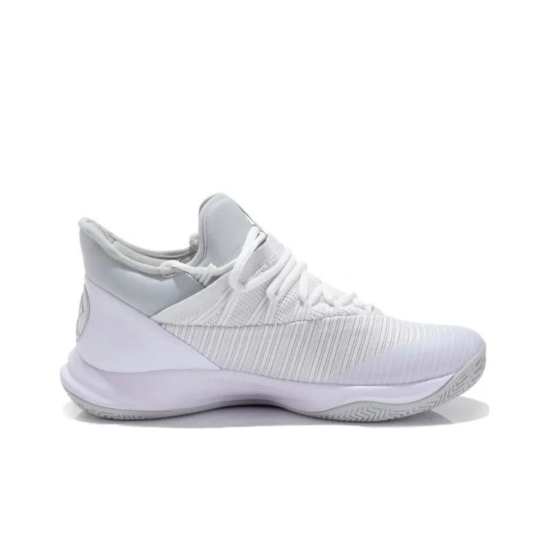 LiNing Speed 5 Cushioning Rebound Low Top Basketball Shoes Men's White-1