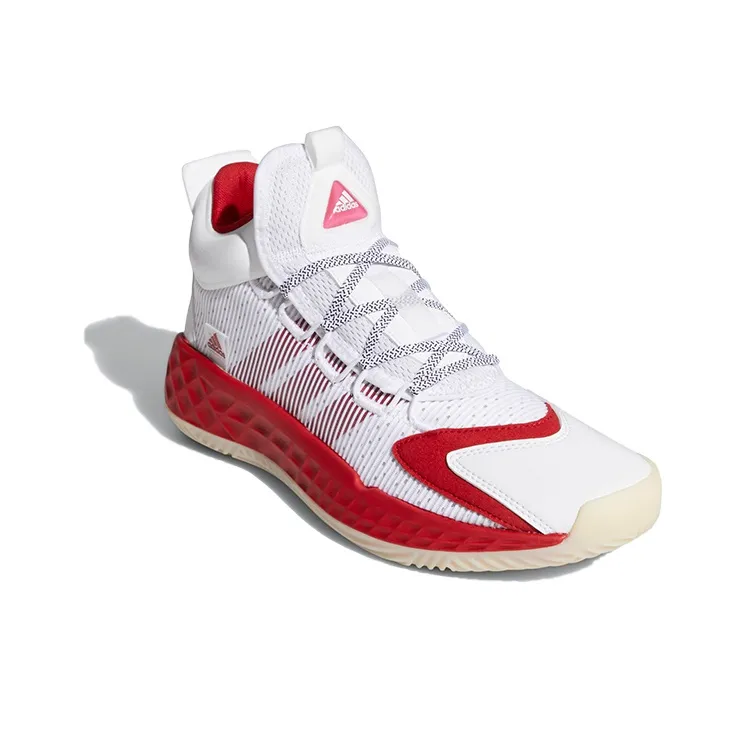 Adidas Pro Boost Mid White/Red-2
