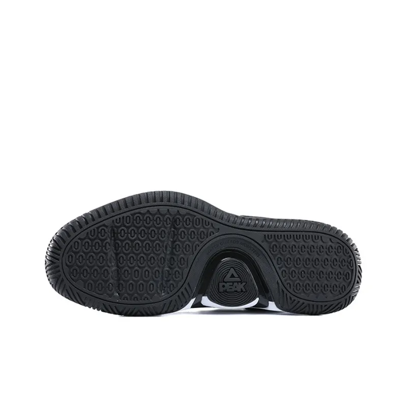 PEAK Iridescent Abrasion Resistant Breathable Low Top Basketball Shoes Men's Dark Coffee-4