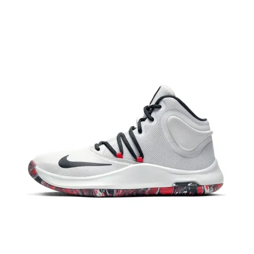 Nike Air Versitile 4 Basketball Shoes Men Mid-Top White/Black/Red