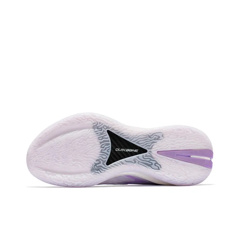 361° Big3 3.0 Pro Cushioning Wear-Resistant Low-Top Basketball Shoes Men's Light Berry Purple-4
