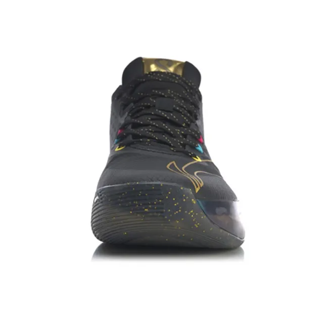 LINING Sound 8 Low Basketball Shoes Men Low Top Black-3