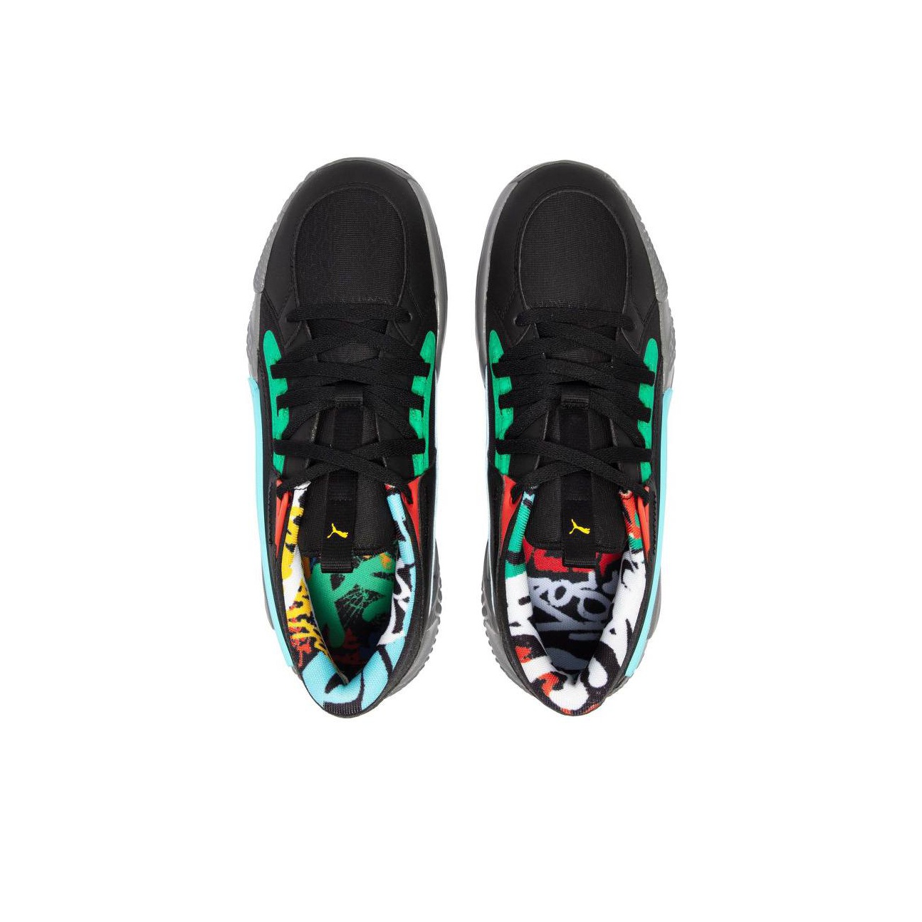 PUMA プーマ COURT RIDER CHAOS BLOCK PARTY Puma Court Rider Chaos Block Party Basketball Shoes