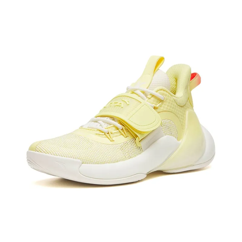 Anta Water Flower 3 Low Top Performance Basketball Shoes Men's Light Yellow-1