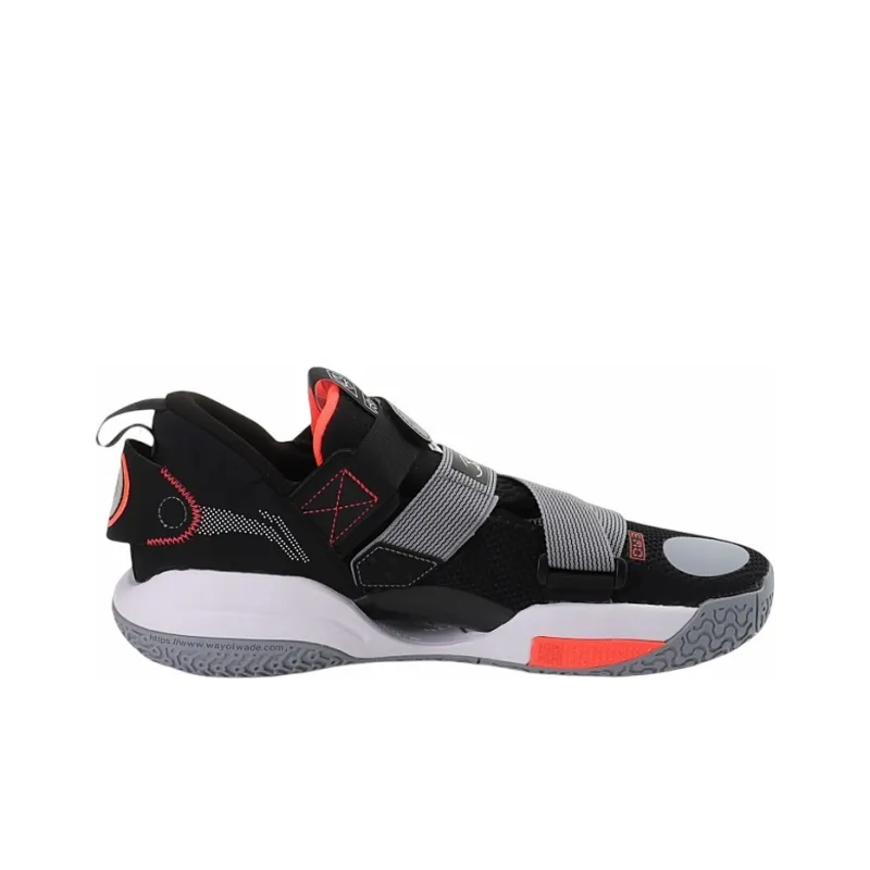 LiNing All City 9 V2 Cushioning Rebound Mid Top Performance Basketball Shoes Men's Stone Gray-1