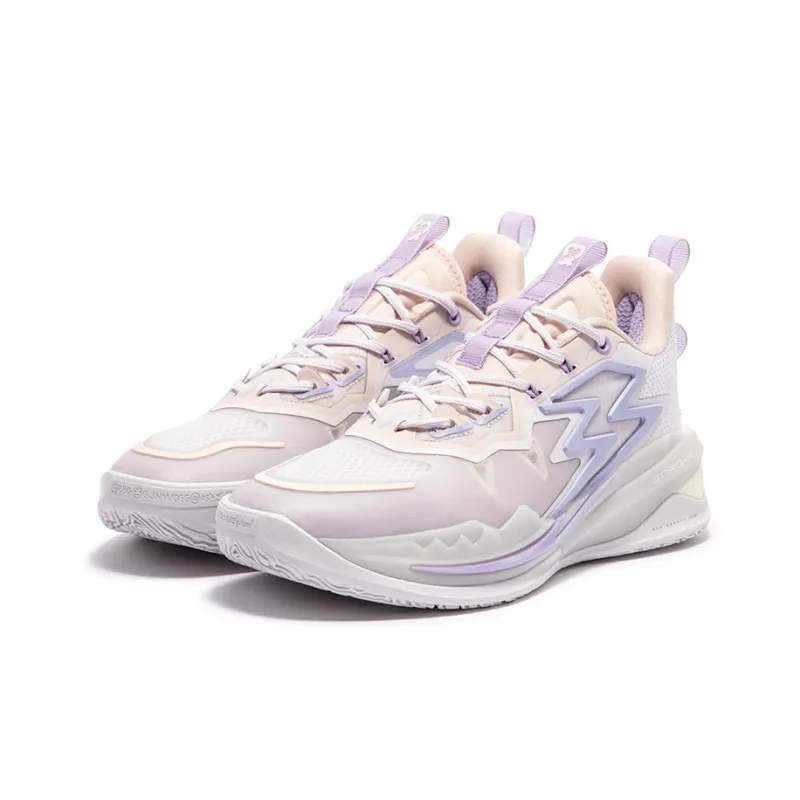 361° Big3 3.0 Basketball Shoes Women's Low Top Pink Purple-2