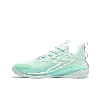 361° Big3 3.0 WMS Purple Xue Slip Resistant Cushioning Wear Resistant Low Top Basketball Shoes Women's Refreshing Green