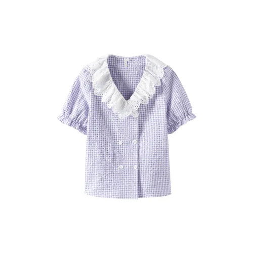 Inman Shirts Women's Purple Plaid