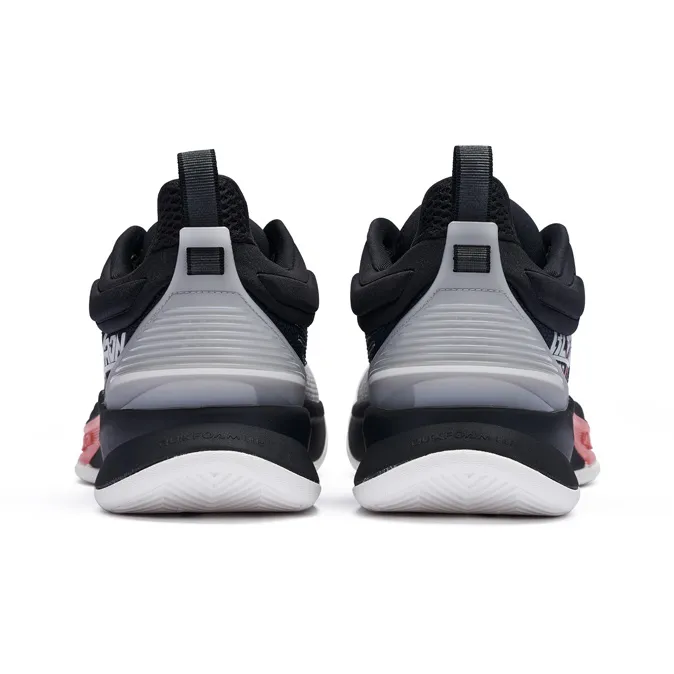 361° Restraint 3 Cushioning, Slip Resistant, Abrasion Resistant Coverage Low Top Basketball Shoes Men's Black-4