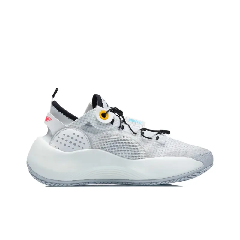 LINING Badfive Vintage Basketball Shoes Women's Low Top Standard White/Ivory-1