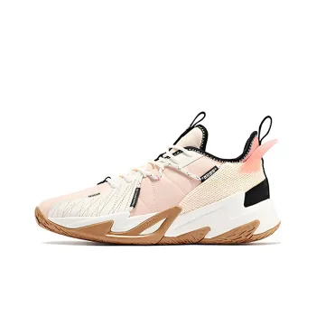 361° Shadow Blade 2 Cushioning Anti Slip And Wear Resistant Coverage Support Low Top Basketball Shoes Men's Soft Pink