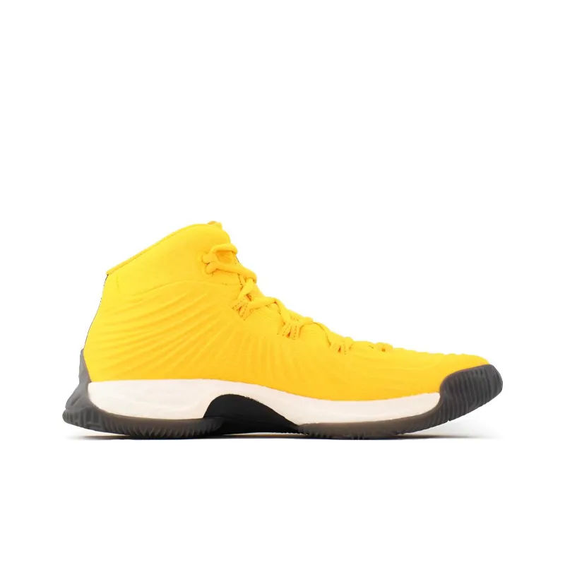 Adidas Crazy Explosive 2017 Cushioning Anti-Slip And Wear-Resistant High-Top Basketball Shoes Men's Yellow Black-1