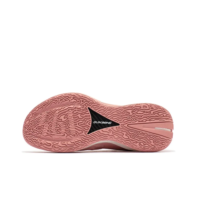 361° Big3 3.0 Pro Cushioning Wear Resistant Low Top Basketball Shoes Men's Pink-4