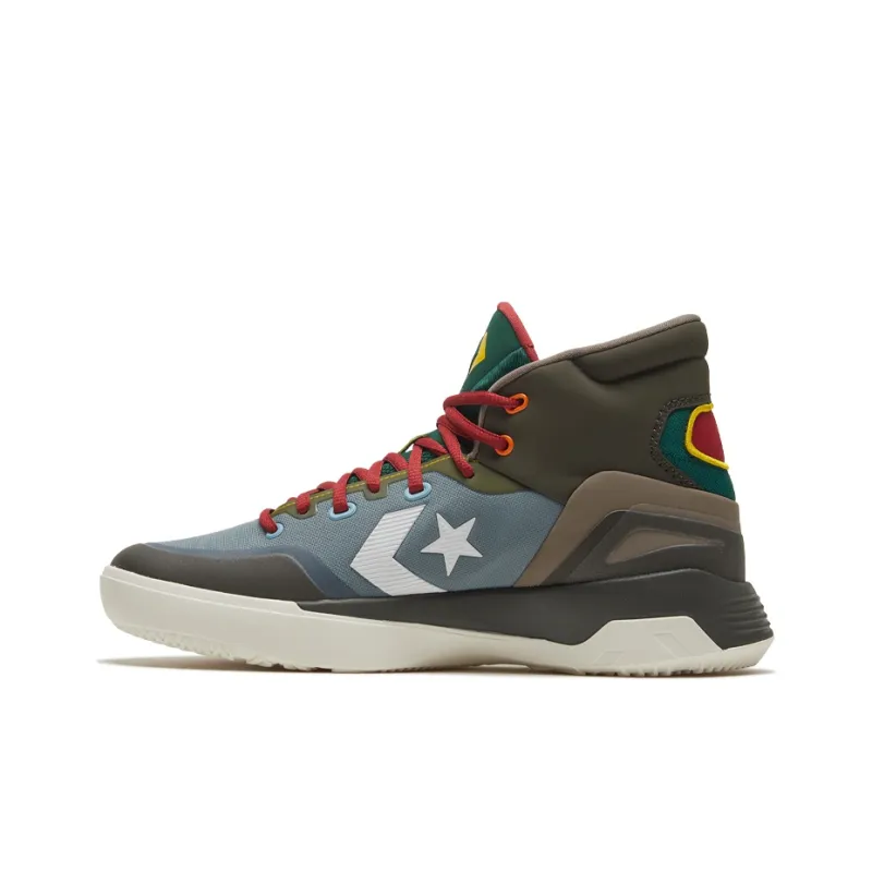 Converse G4 High Top Basketball Shoes Dark Green-0