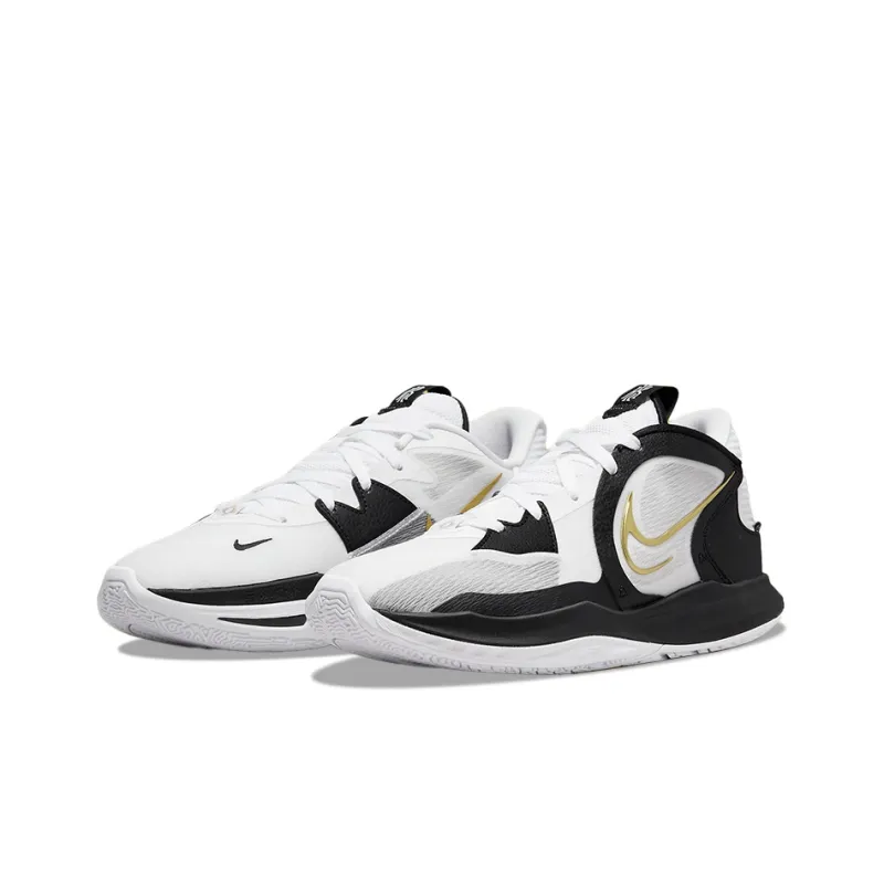 Nike Kyrie Low 5 'White Black Metallic Gold'-2