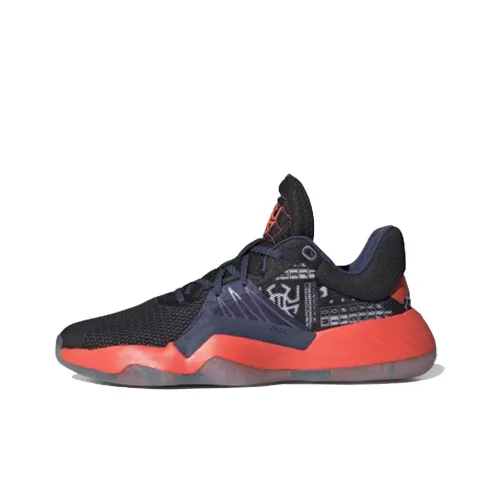 Adidas D.O.N. Issue #1 Basketball Shoes Men Mid-Top Black/Red Blue