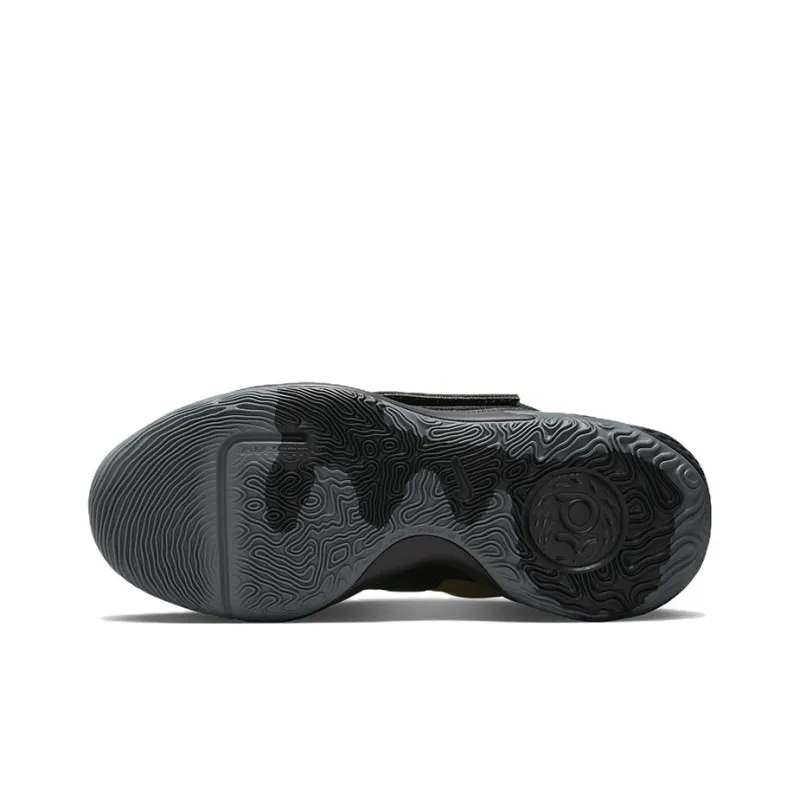 Nike Kd Trey 5 X Black Metallic Gold Green-5