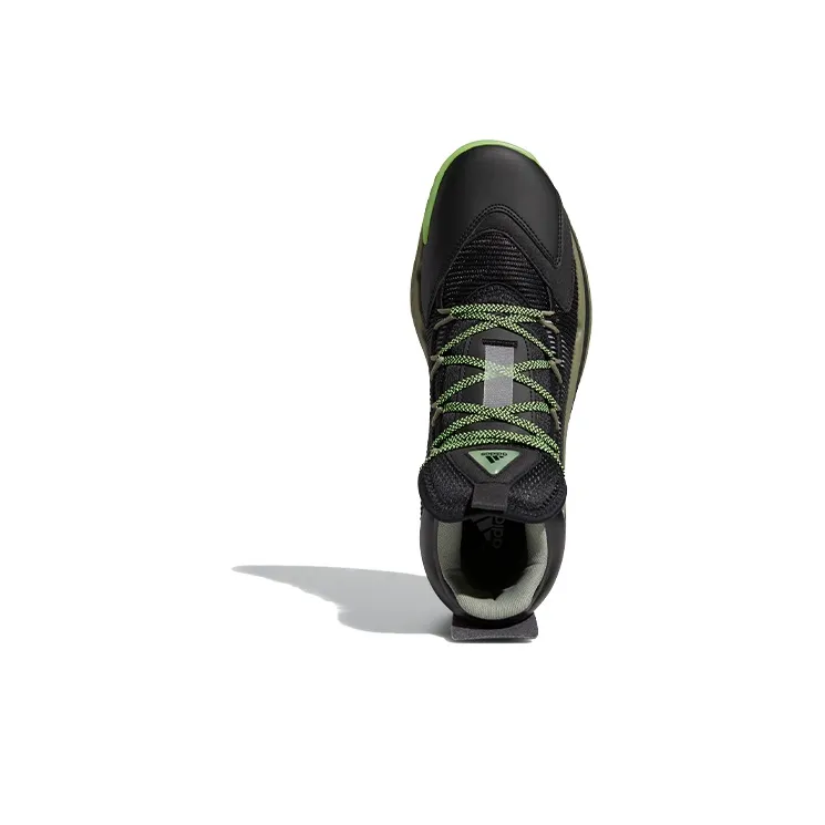 Adidas Pro Boost Mid Black Legacy Green-4