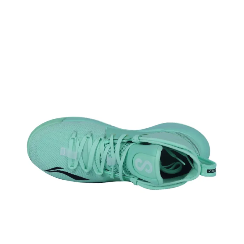 LINING SONIC 8 Basketball Shoes Men High Top Mint Green-3