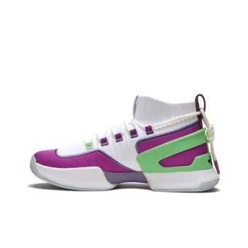 EQLZ EQUALIZER Zero Evo Basketball Shoes Unisex Mid Top Purple/Mint Green/White