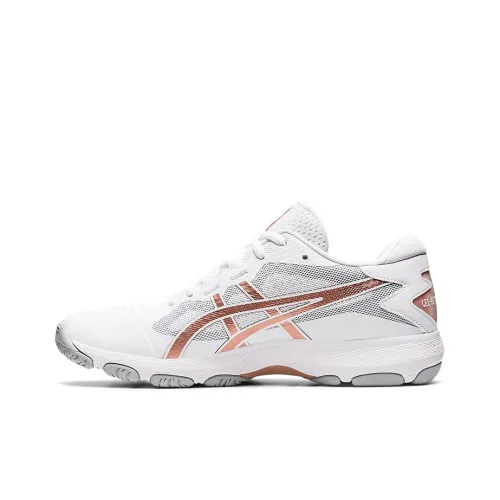 Asics Gel-Netburner Academy 9 Basketball Shoes Women's Low-Top White/Gold